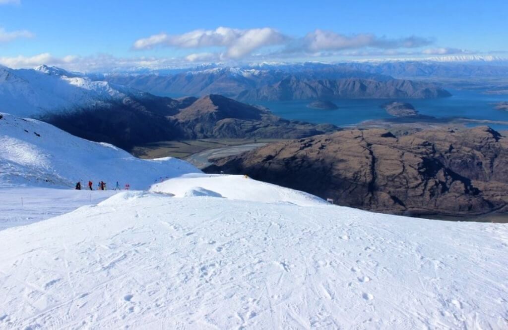 View from Treble Cone Snowfield