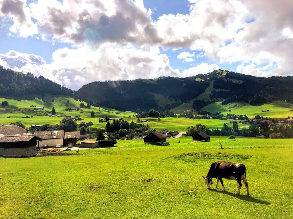 Golden pass train Switzerland Route