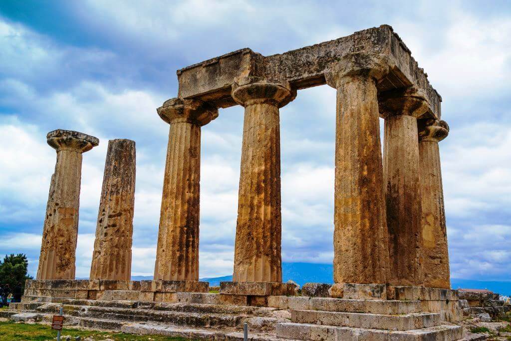 Temple of Apollo in Ancient Corinth
