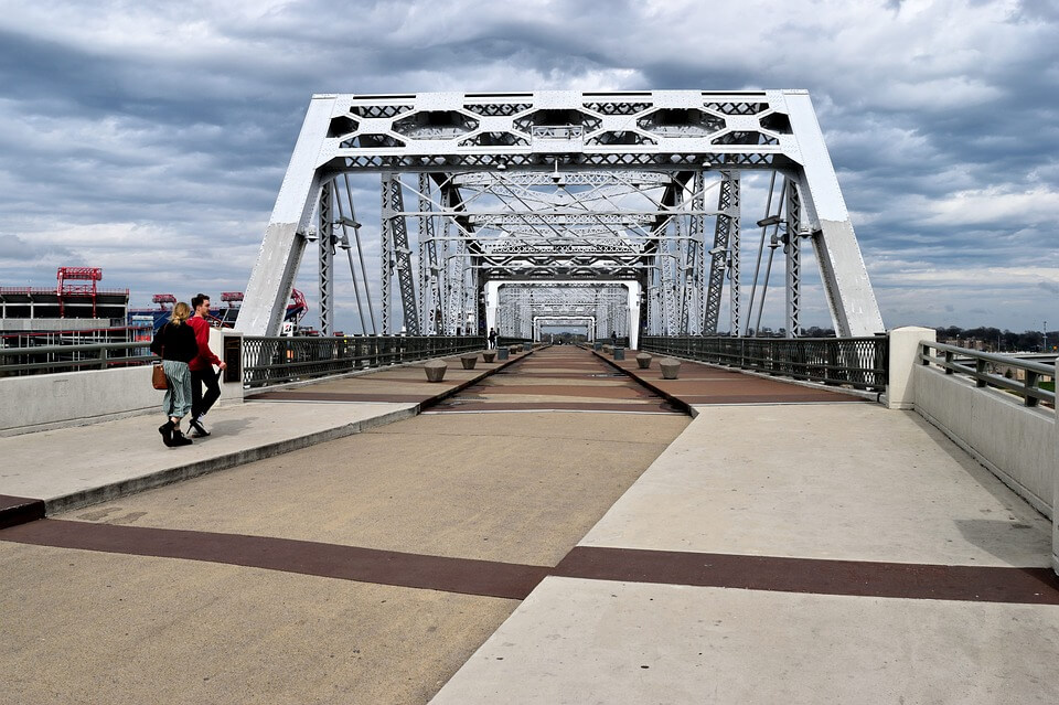 Pedestrian Bridge - Nashville Itinerary