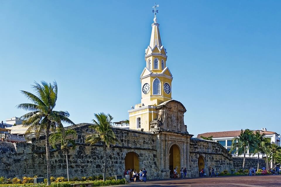 Puerta del Reloj - Cartagena Itinerary