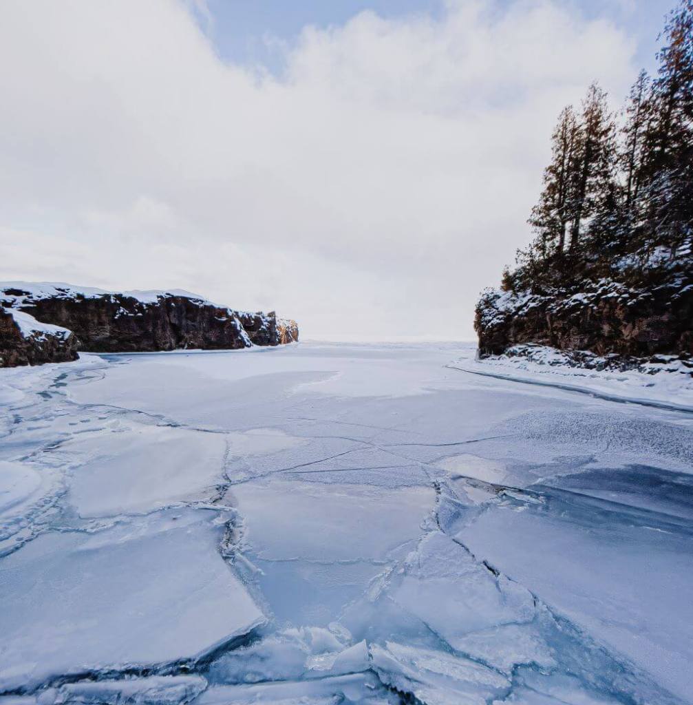 Presque Isle Park - Michigan In Winter
